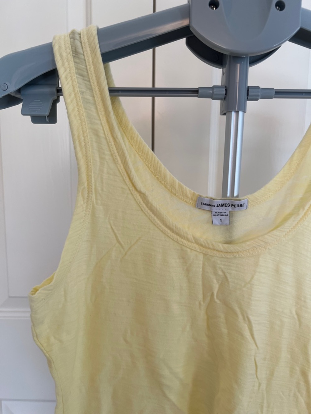 James Perse breathable Pale Yellow Scoop Neck Tank
Size 1 - Picture 3 of 4